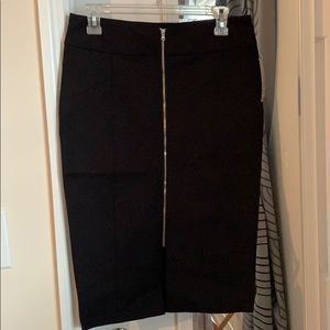INC zipper detail pencil skirt